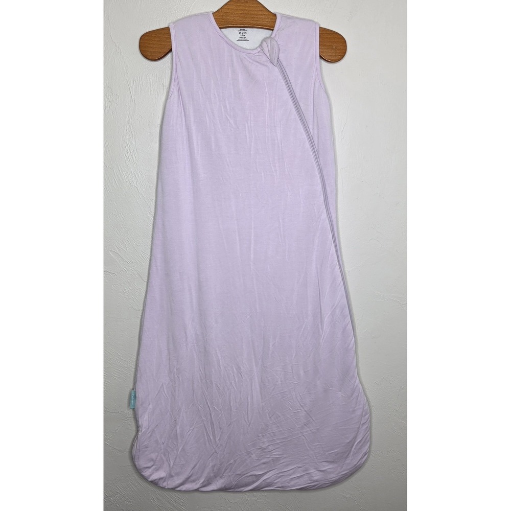 PurComfy Luxe Dream Bamboo Sleep Sack 1.0 TOG Purple 15-24M Wearable Blanket